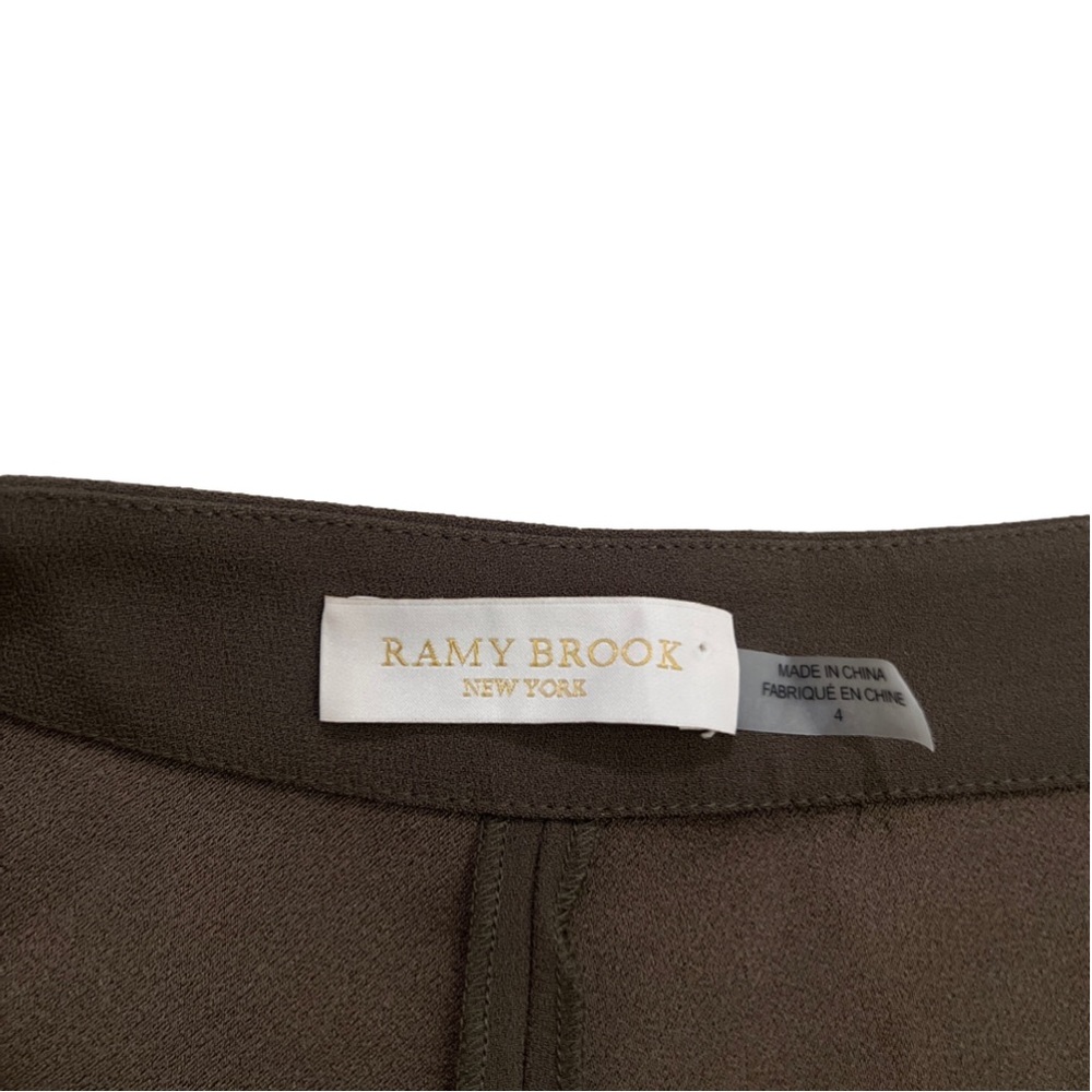 Ramy Brook Tuxedo Carey Pant 100% Silk Size 4 - Picture 5 of 7
